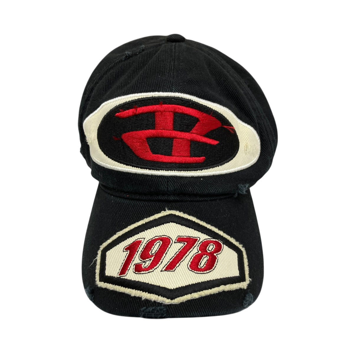 Baseball cap with embroidered patchesキャップ0QKAA