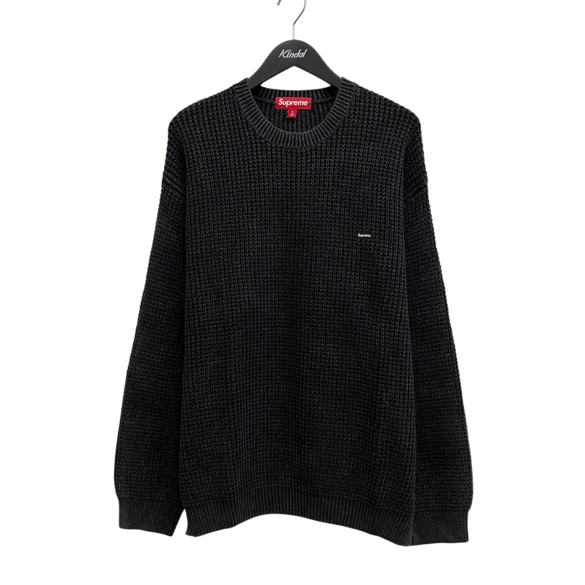 Supreme Washed Small Box Waffle Sweater 古着・中古-1枚目のアイテム画像