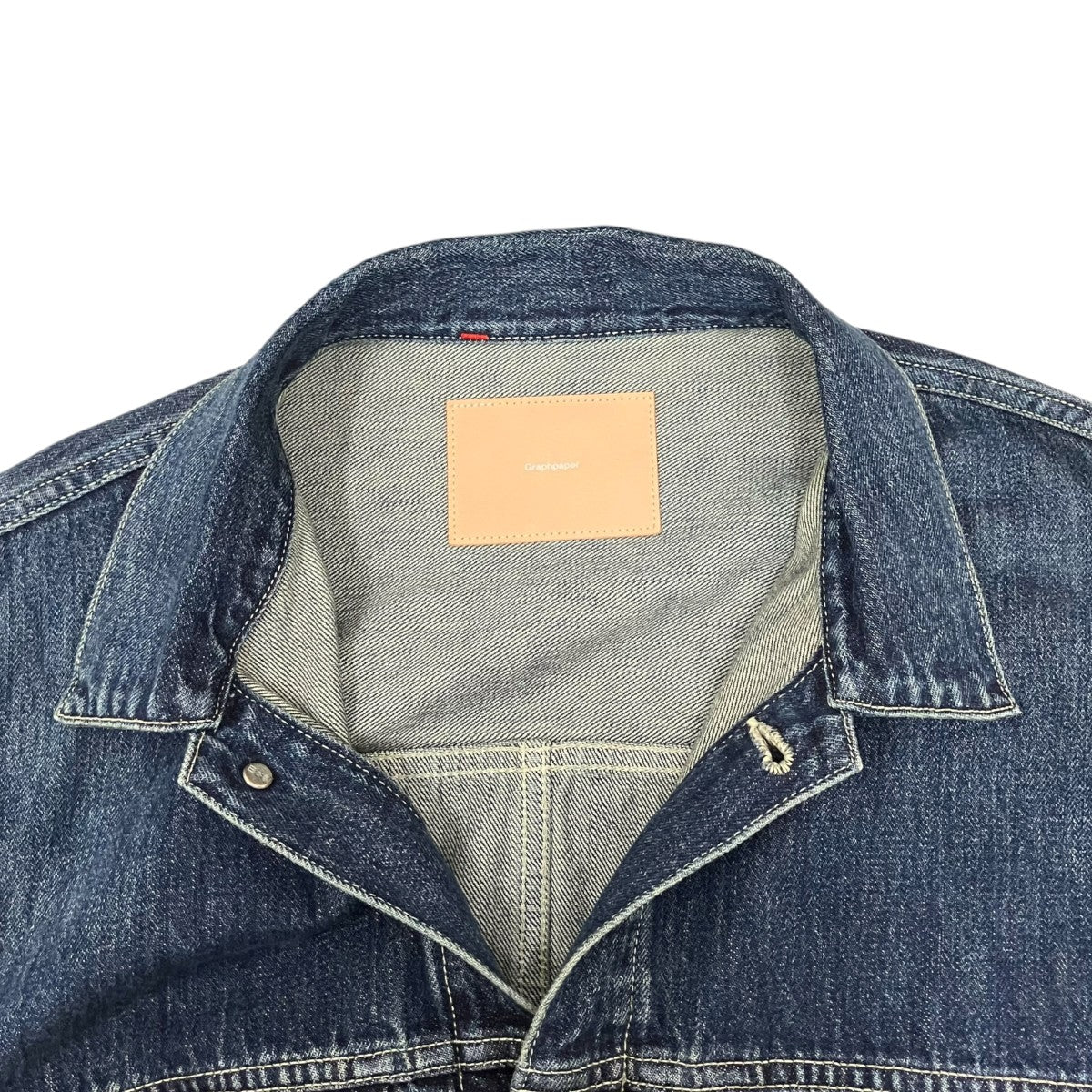 Graphpaper Selvage Denim JacketデニムジャケットGU243-30185DB 古着・中古-6枚目のアイテム画像