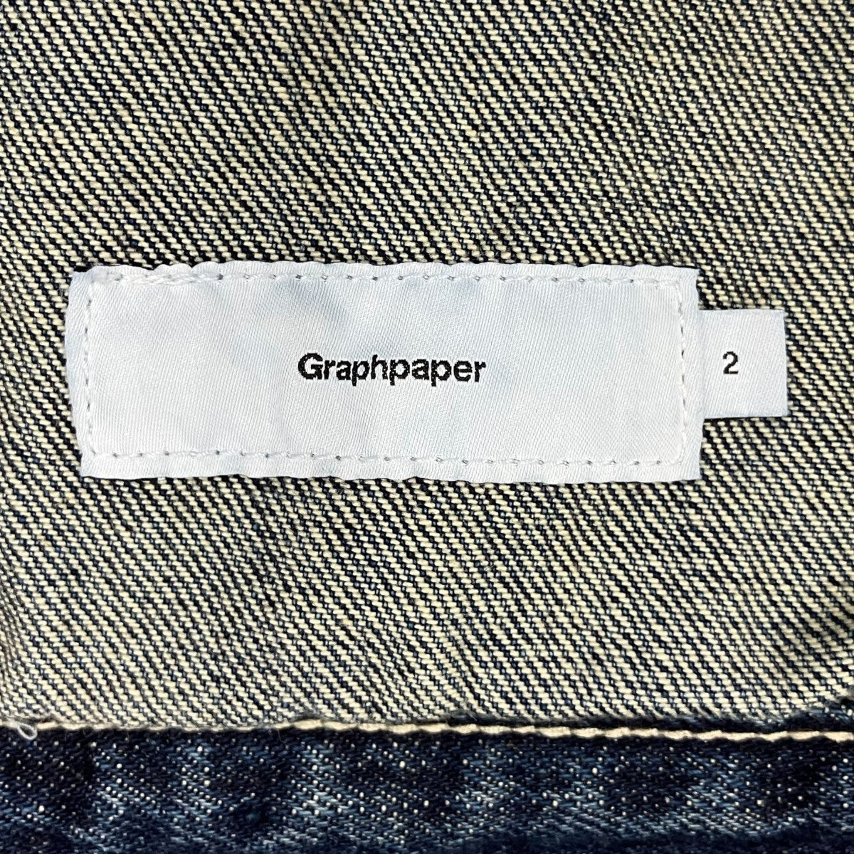 Graphpaper Selvage Denim JacketデニムジャケットGU243-30185DB 古着・中古-7枚目のアイテム画像