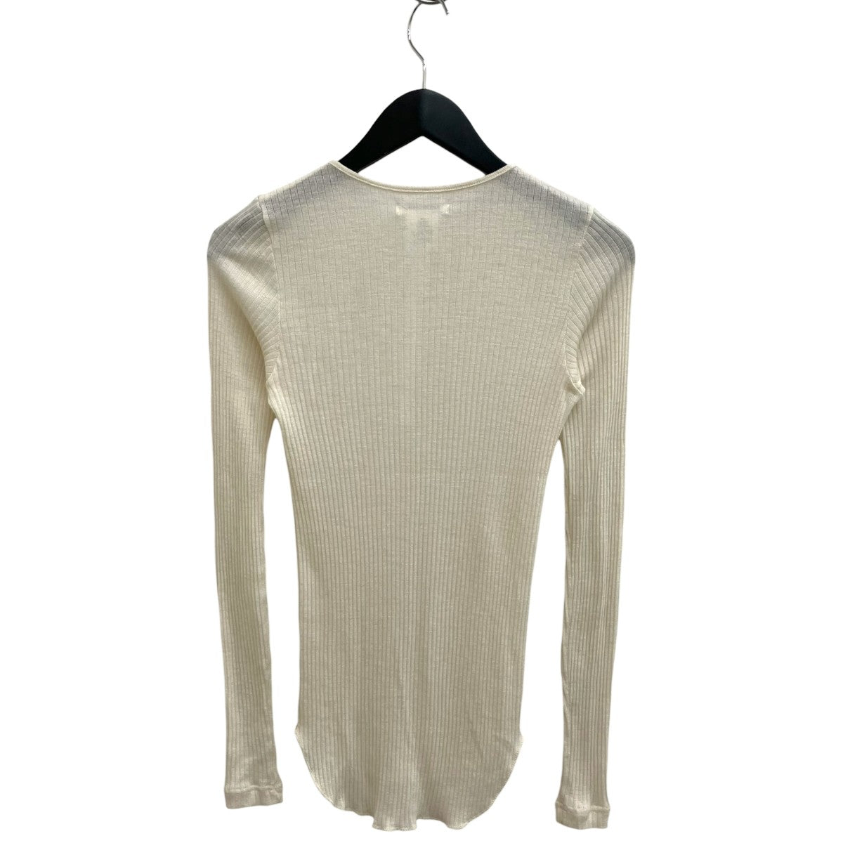 FUMIKA UCHIDA SILK NEEDLE DRAWING HENLEY-NECKニットFU-Ssp-CS003 古着・中古-2枚目のアイテム画像