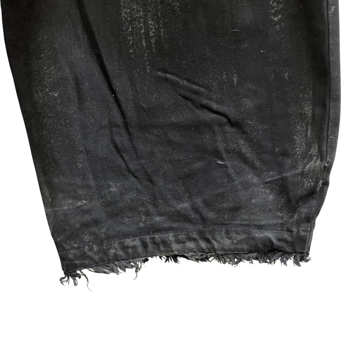 Thought We Friends Attached Detachable Waxed Distressed Denims 古着・中古-5枚目のアイテム画像