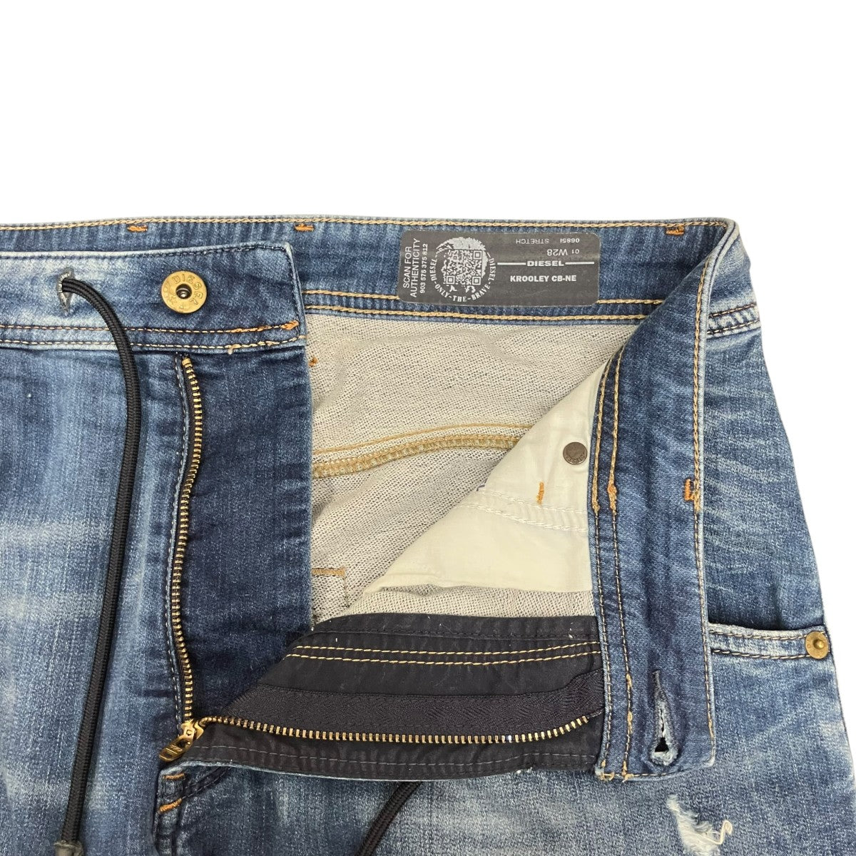 DIESEL KROOLEY CB-NEデニムパンツ 古着・中古-7枚目のアイテム画像