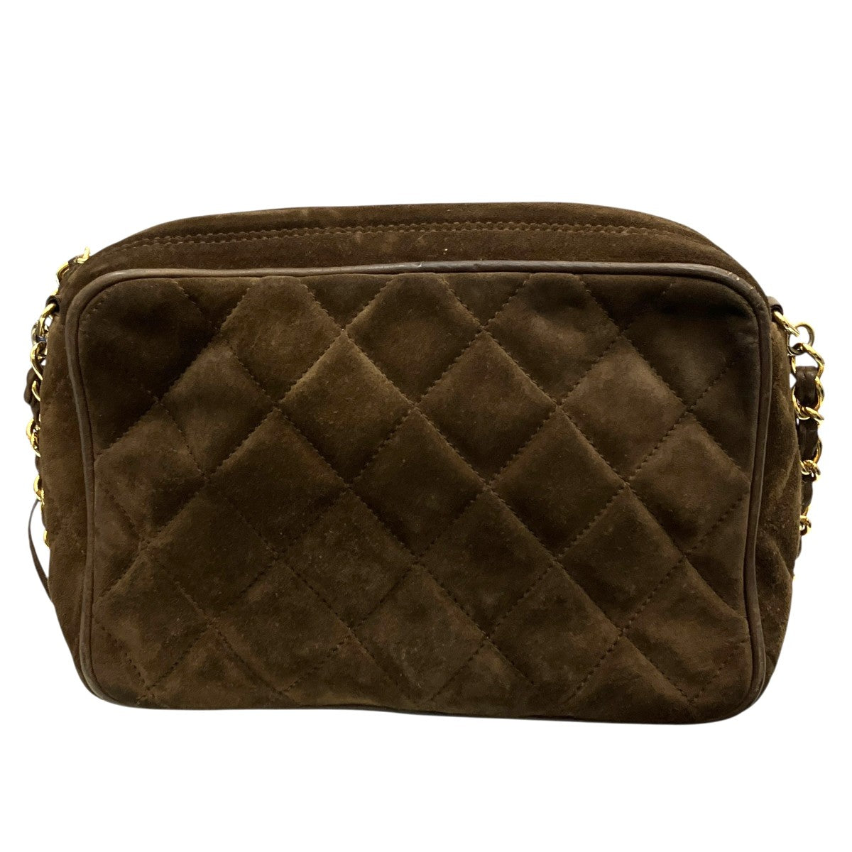 CHANEL マトラッセ スエードチェーンショルダーバッグ 古着・中古-3枚目のアイテム画像