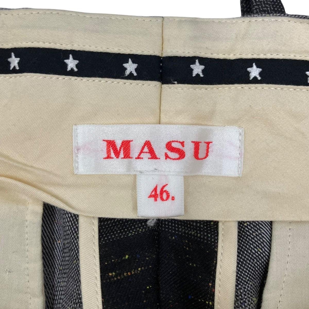 MASU(エムエーエスユー) RAINBOW DUST FLARE PANTSスラックスMVFW