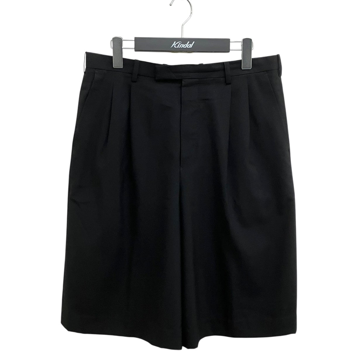 LAD MUSICIAN WOOL GABARDINE 2TUCK WIDE SHORT PANTSハーフパンツ2320-553 古着・中古-1枚目のアイテム画像