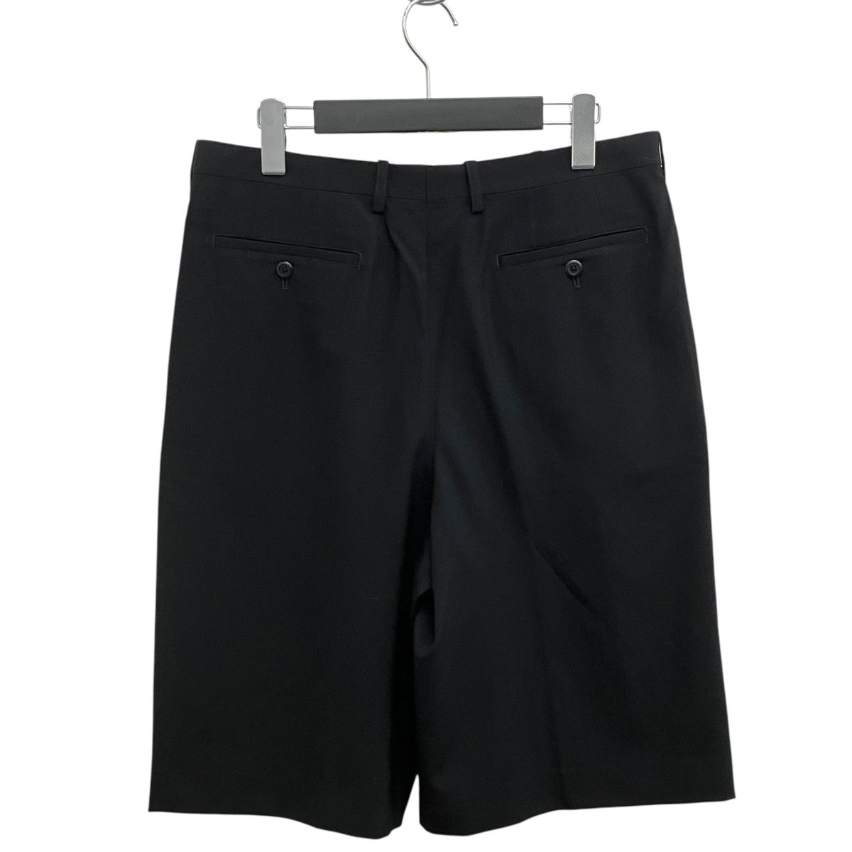 LAD MUSICIAN WOOL GABARDINE 2TUCK WIDE SHORT PANTSハーフパンツ2320-553 古着・中古-2枚目のアイテム画像