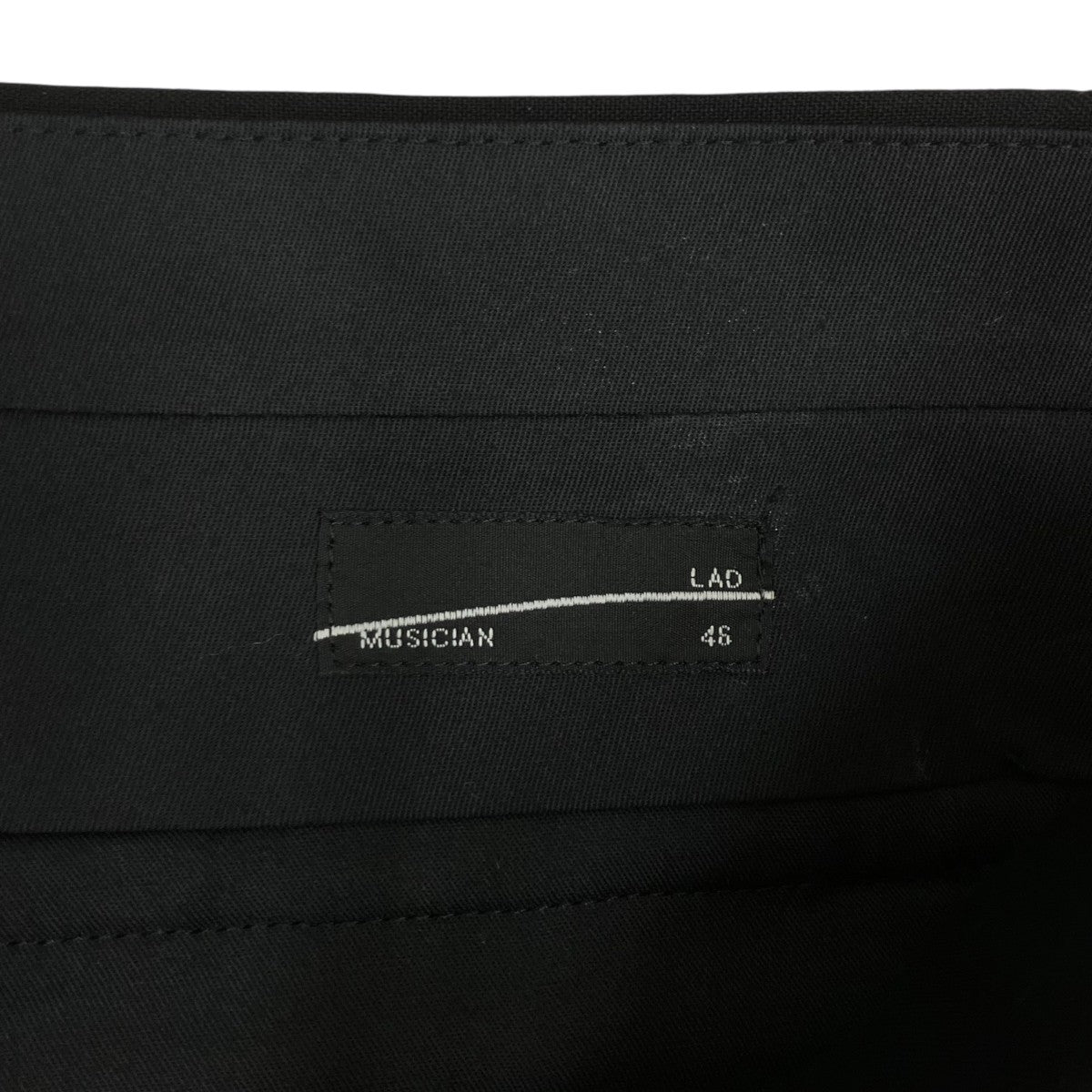 LAD MUSICIAN WOOL GABARDINE 2TUCK WIDE SHORT PANTSハーフパンツ2320-553 古着・中古-4枚目のアイテム画像