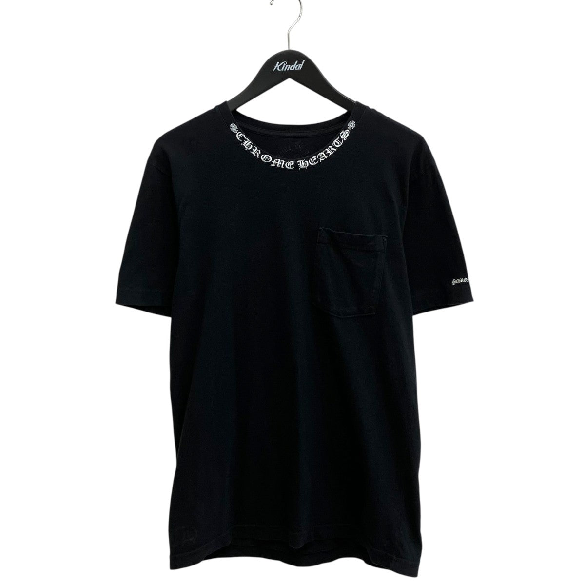 CHROME HEARTS Neck Logo S S Tee半袖カットソー2212-304-0010 古着・中古-1枚目のアイテム画像
