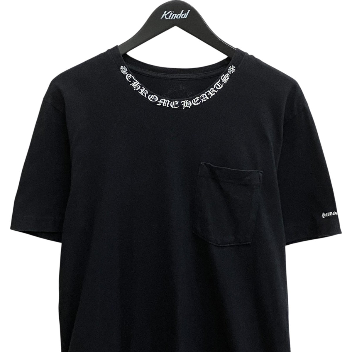 CHROME HEARTS Neck Logo S S Tee半袖カットソー2212-304-0010 古着・中古-3枚目のアイテム画像
