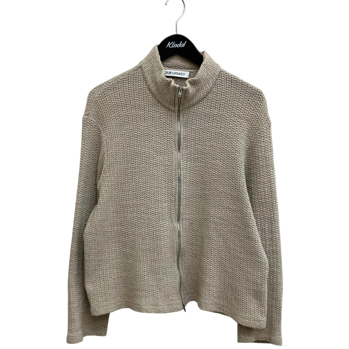 OUR LEGACY SHRUNKEN FULLZIP POLO薄手カーディガンM2246SM 古着・中古-1枚目のアイテム画像