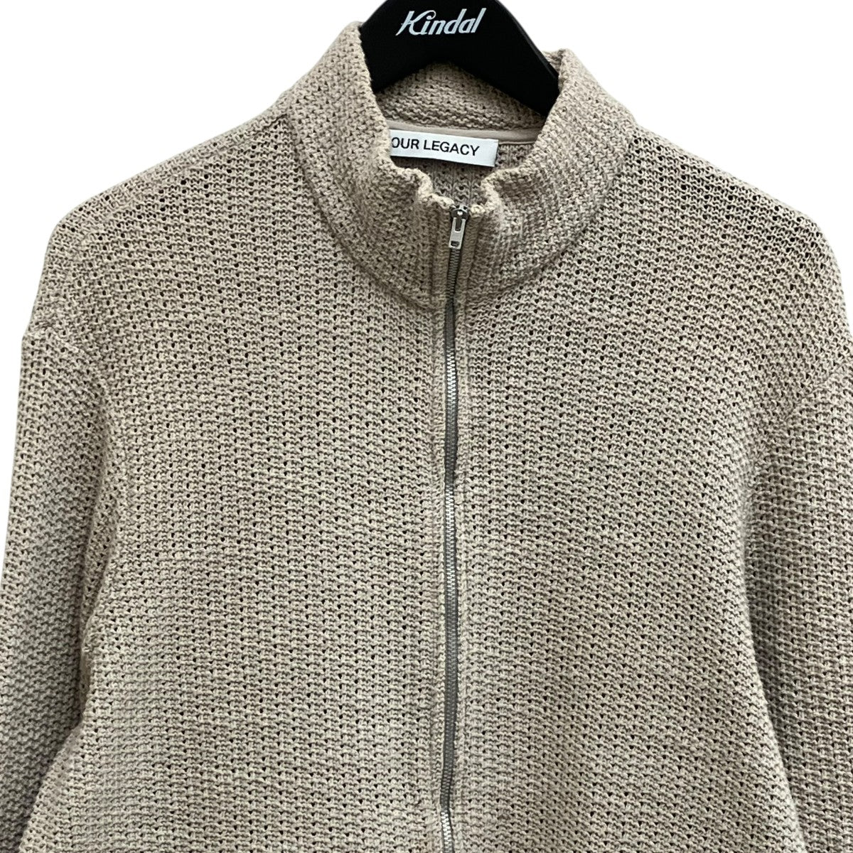 OUR LEGACY SHRUNKEN FULLZIP POLO薄手カーディガンM2246SM 古着・中古-3枚目のアイテム画像