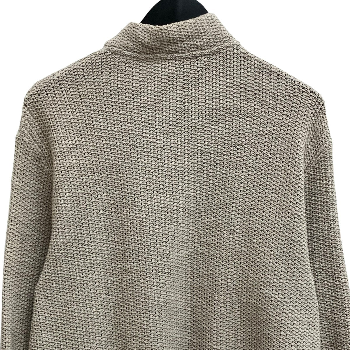 OUR LEGACY SHRUNKEN FULLZIP POLO薄手カーディガンM2246SM 古着・中古-4枚目のアイテム画像
