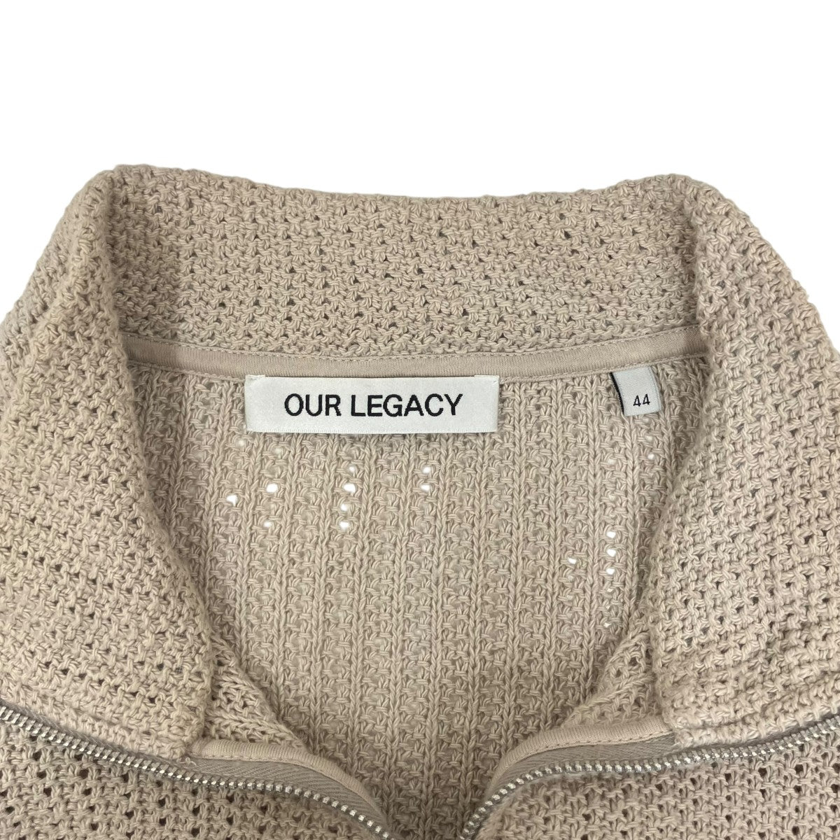 OUR LEGACY SHRUNKEN FULLZIP POLO薄手カーディガンM2246SM 古着・中古-5枚目のアイテム画像