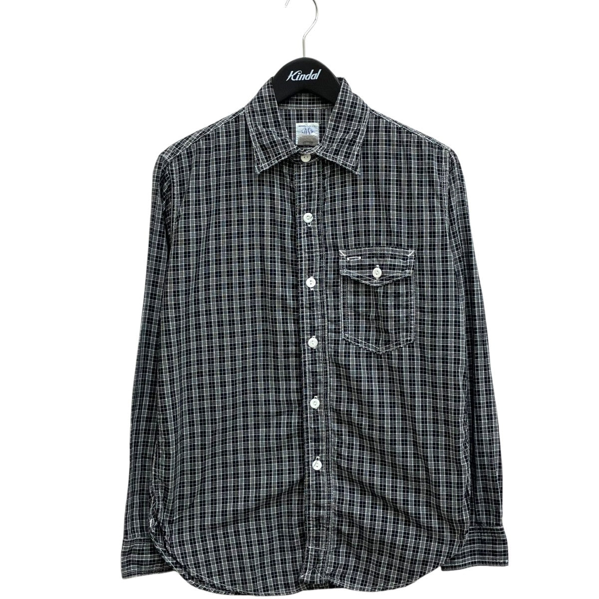 POST O’ALLS チェック長袖シャツ 古着・中古-1枚目のアイテム画像
