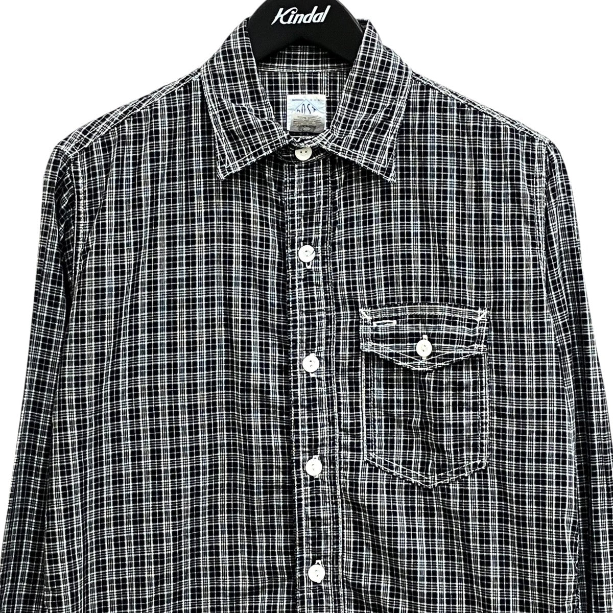 POST O’ALLS チェック長袖シャツ 古着・中古-3枚目のアイテム画像