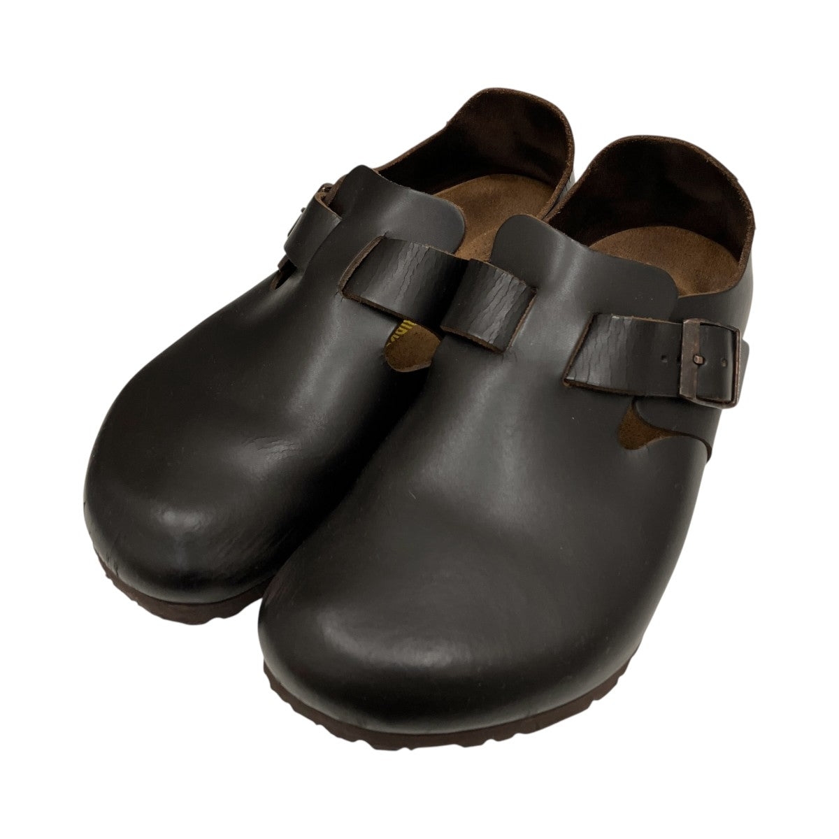 BIRKENSTOCK BOSTONレザーシューズ 古着・中古-1枚目のアイテム画像