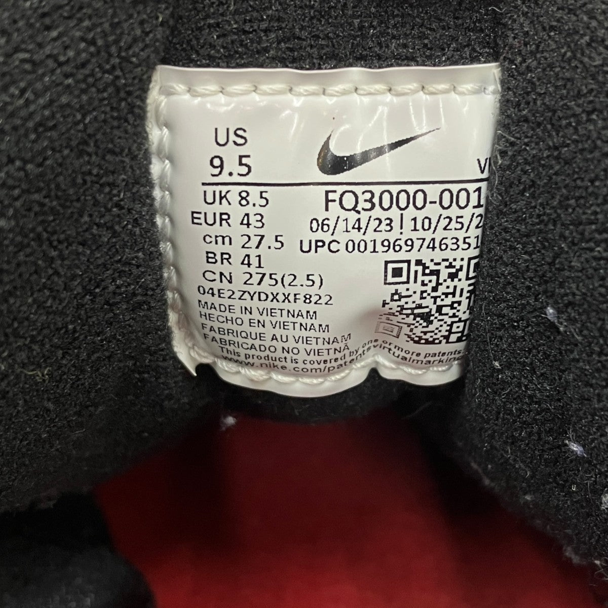 Supreme×NIKE スニーカーFQ3000-001 古着・中古-9枚目のアイテム画像