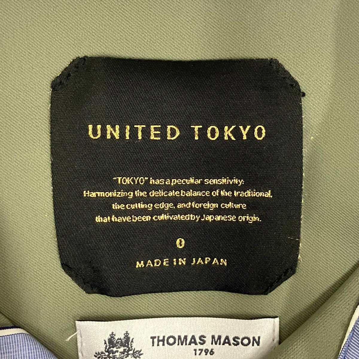 UNITED TOKYO×THOMAS MASON 長袖シャツ401100001 古着・中古-7枚目のアイテム画像