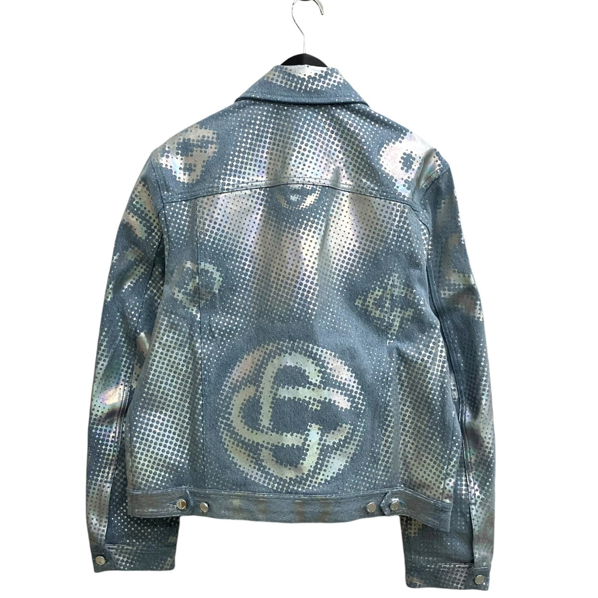 CASABLANCA Pearlescent Monogram Denim JacketデニムジャケットM-SS26-JK-470-01 古着・中古-2枚目のアイテム画像