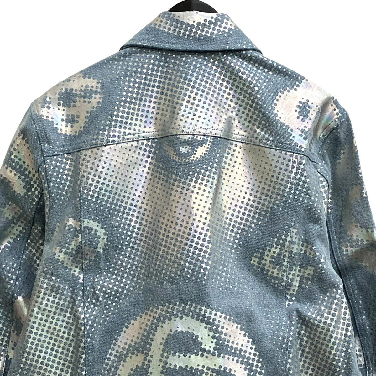 CASABLANCA Pearlescent Monogram Denim JacketデニムジャケットM-SS26-JK-470-01 古着・中古-4枚目のアイテム画像