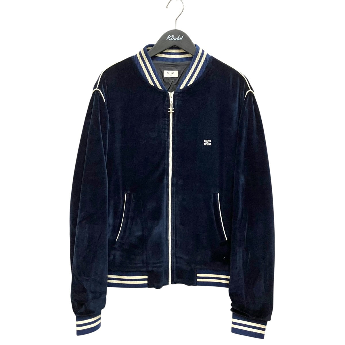 CELINE トラックジャケット2Y89C748Q.07XE 古着・中古-1枚目のアイテム画像