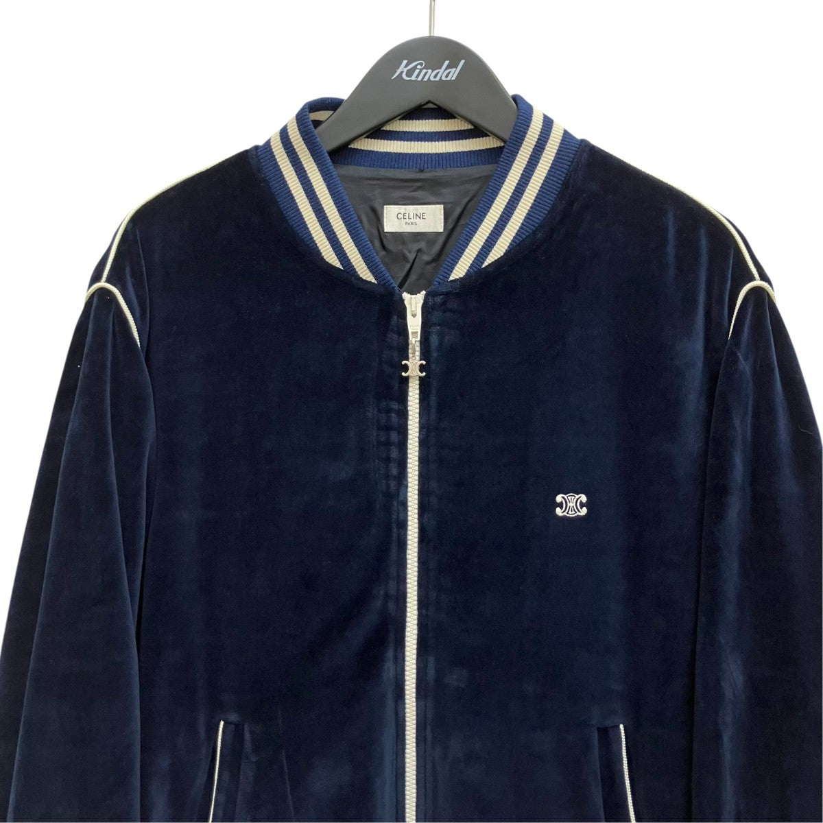 CELINE トラックジャケット2Y89C748Q.07XE 古着・中古-3枚目のアイテム画像