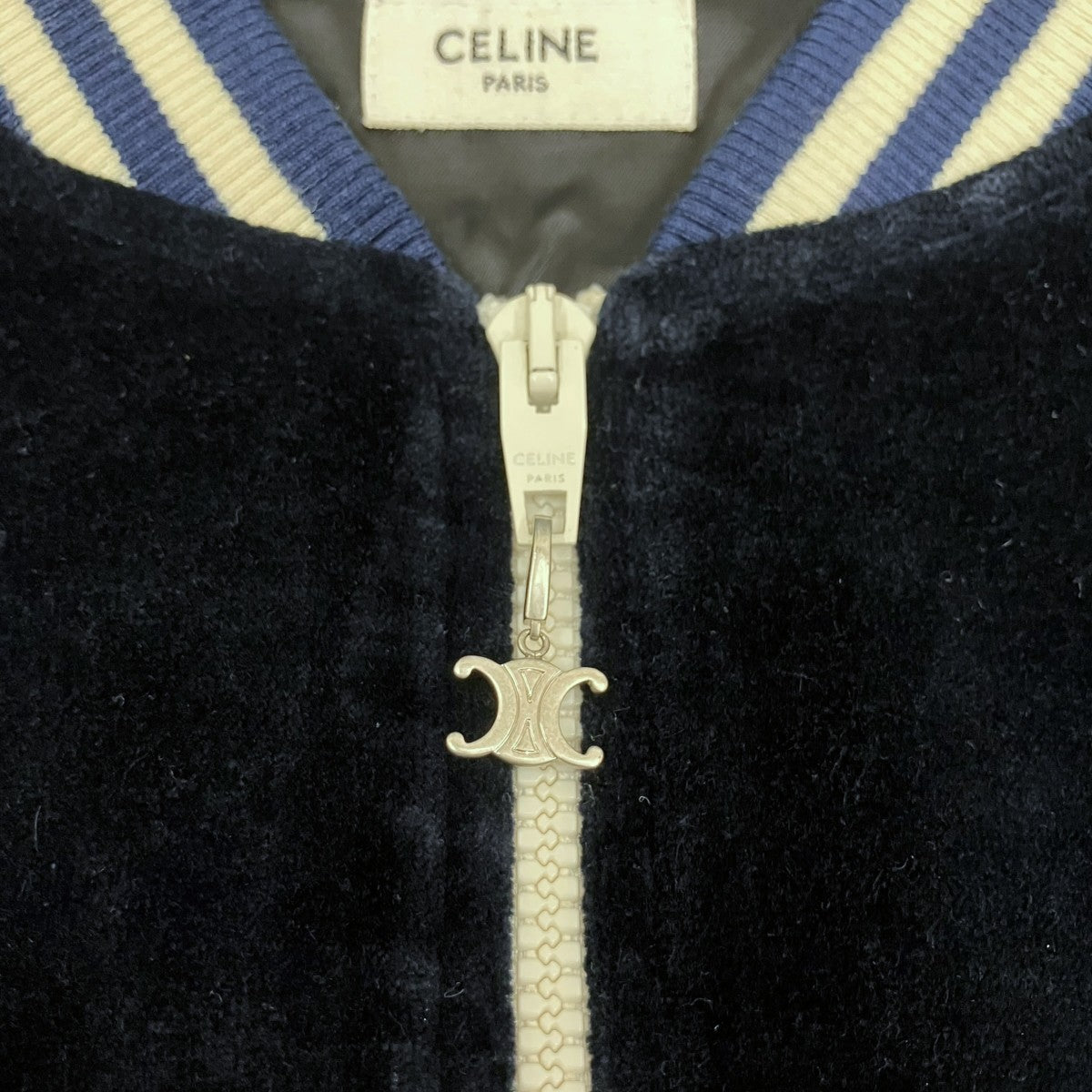 CELINE トラックジャケット2Y89C748Q.07XE 古着・中古-5枚目のアイテム画像