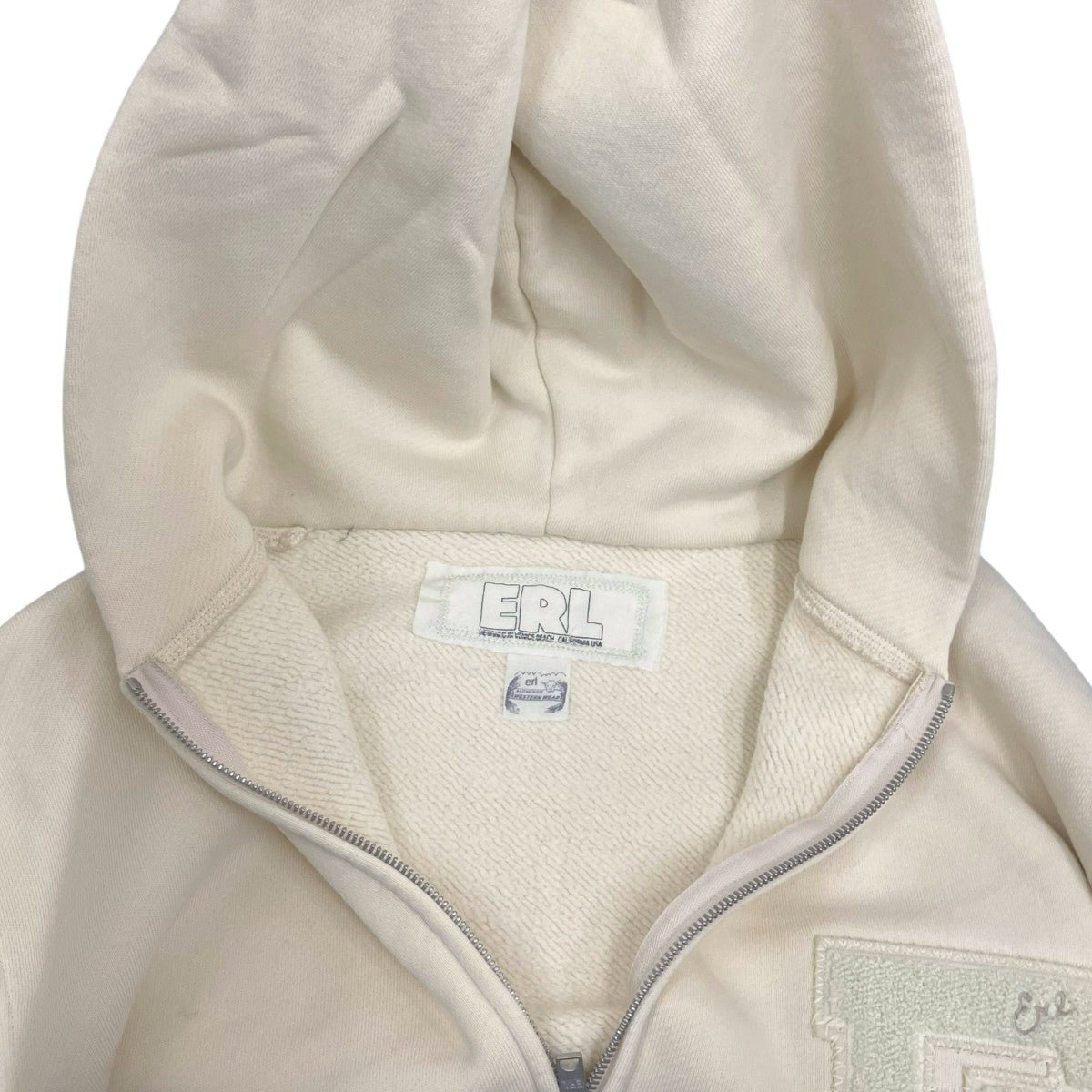 VARSITY ZIP-UP HOODIE KNITジップパーカーERL10T023
