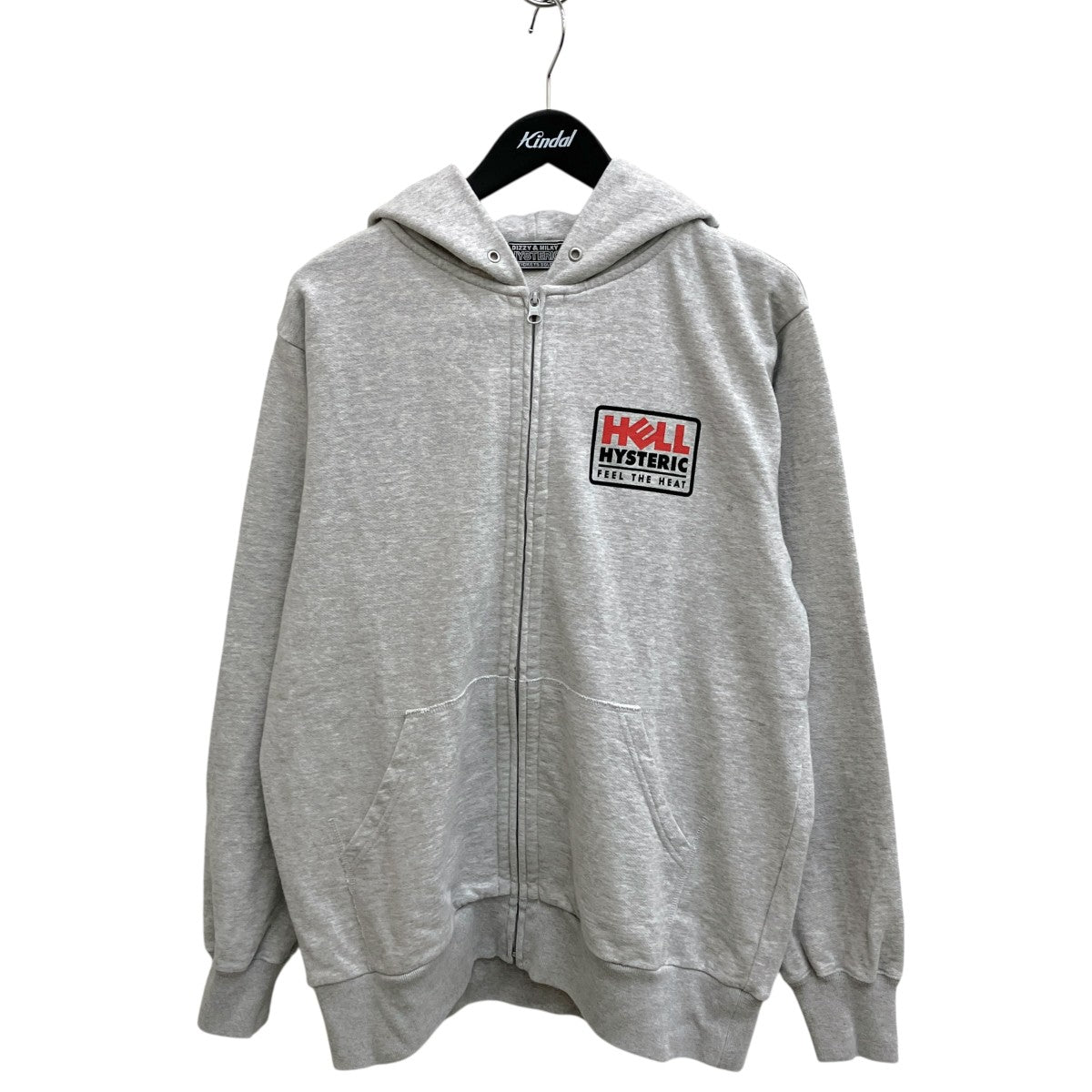 Hysteric Glamour HELL GIRLジップパーカー02251CF08 古着・中古-1枚目のアイテム画像