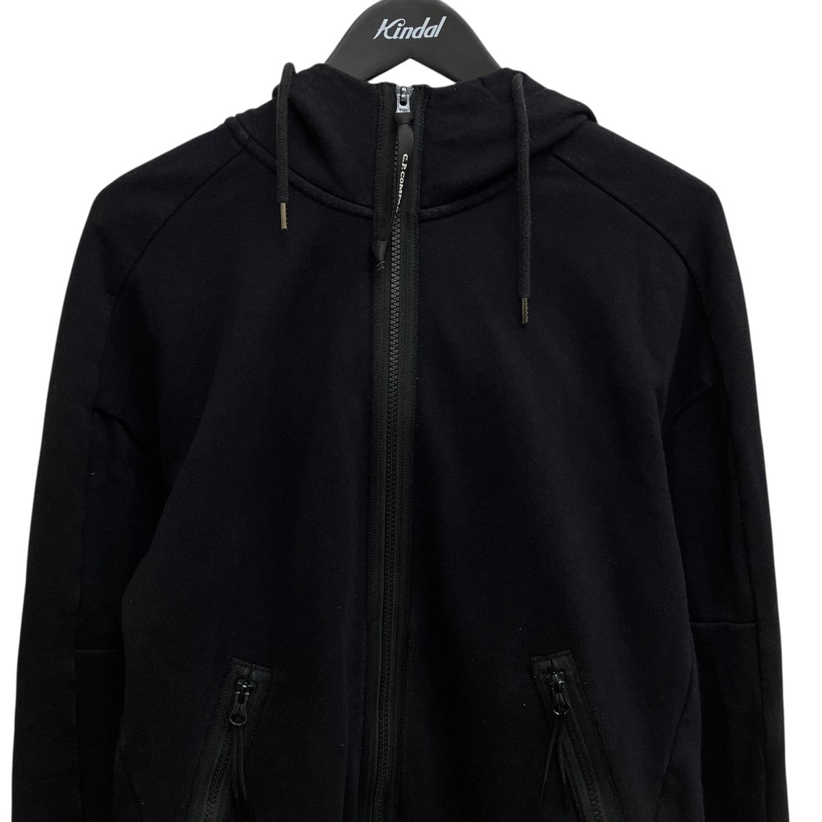 C．P COMPANY Diagonal Raised Fleece Goggle Zipped Hoodieパーカー16CMSS082A 005086W 古着・中古-3枚目のアイテム画像