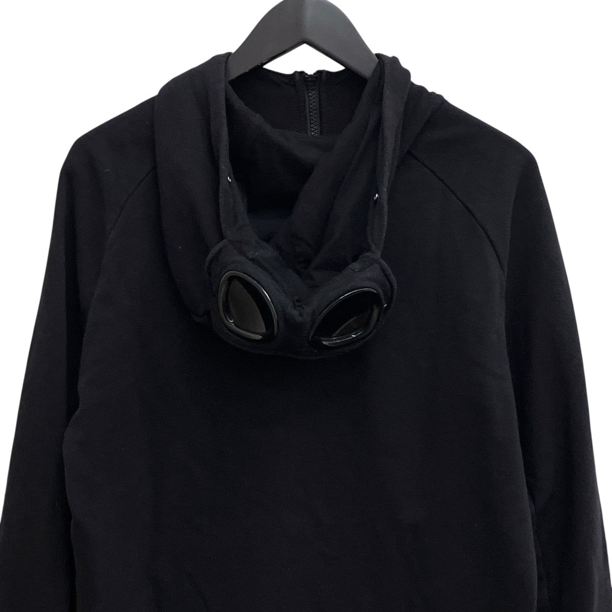C．P COMPANY Diagonal Raised Fleece Goggle Zipped Hoodieパーカー16CMSS082A 005086W 古着・中古-4枚目のアイテム画像