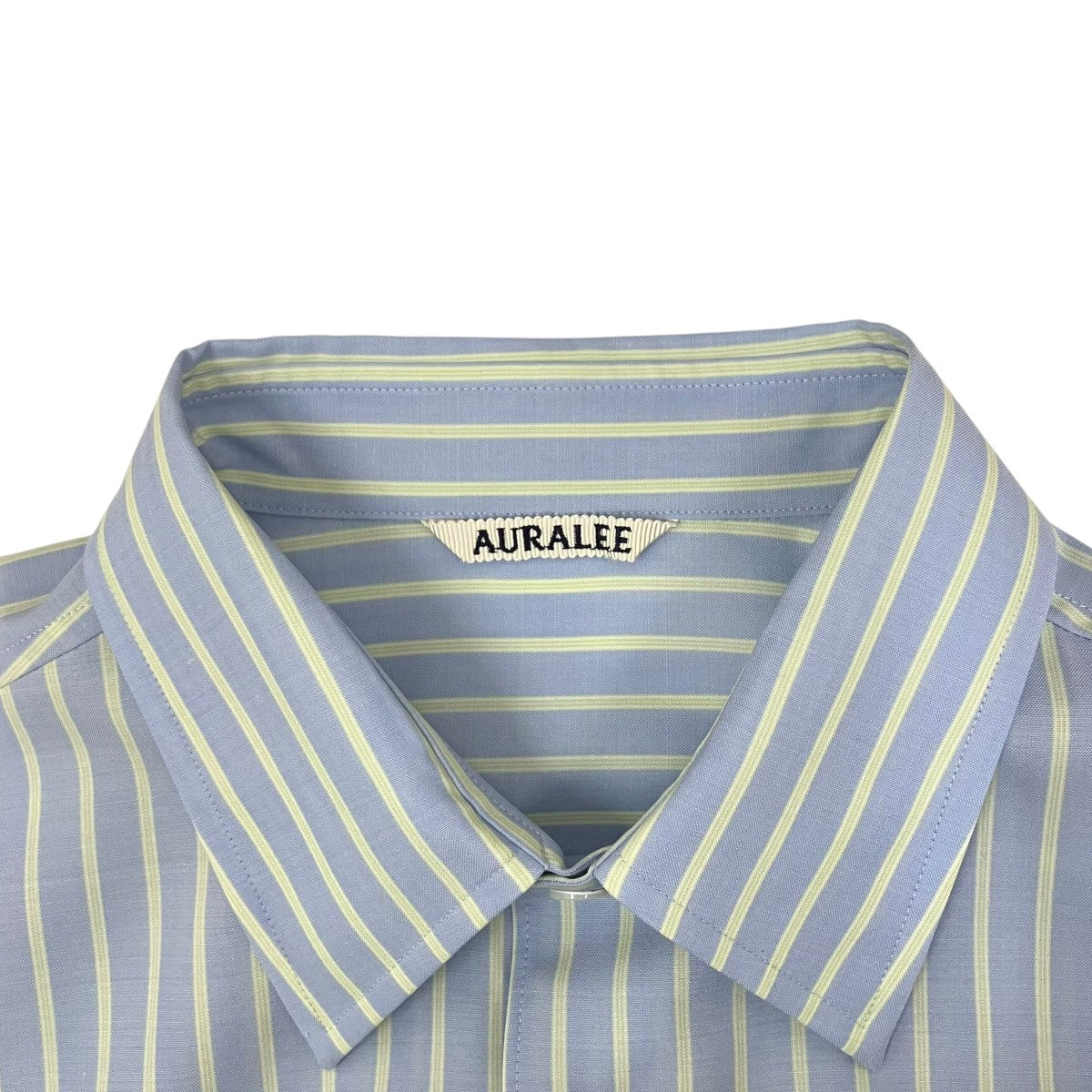 AURALEE SUPER FINE WOOL STRIPE SHIRTストライプシャツA26SS01WW 古着・中古-5枚目のアイテム画像