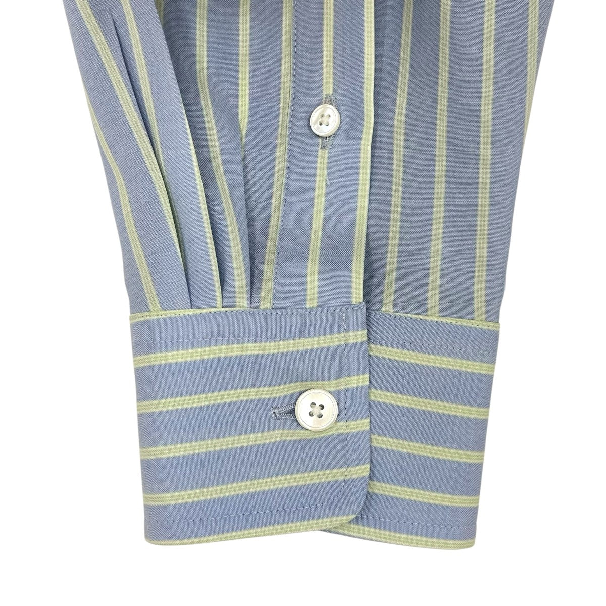 AURALEE SUPER FINE WOOL STRIPE SHIRTストライプシャツA26SS01WW 古着・中古-6枚目のアイテム画像
