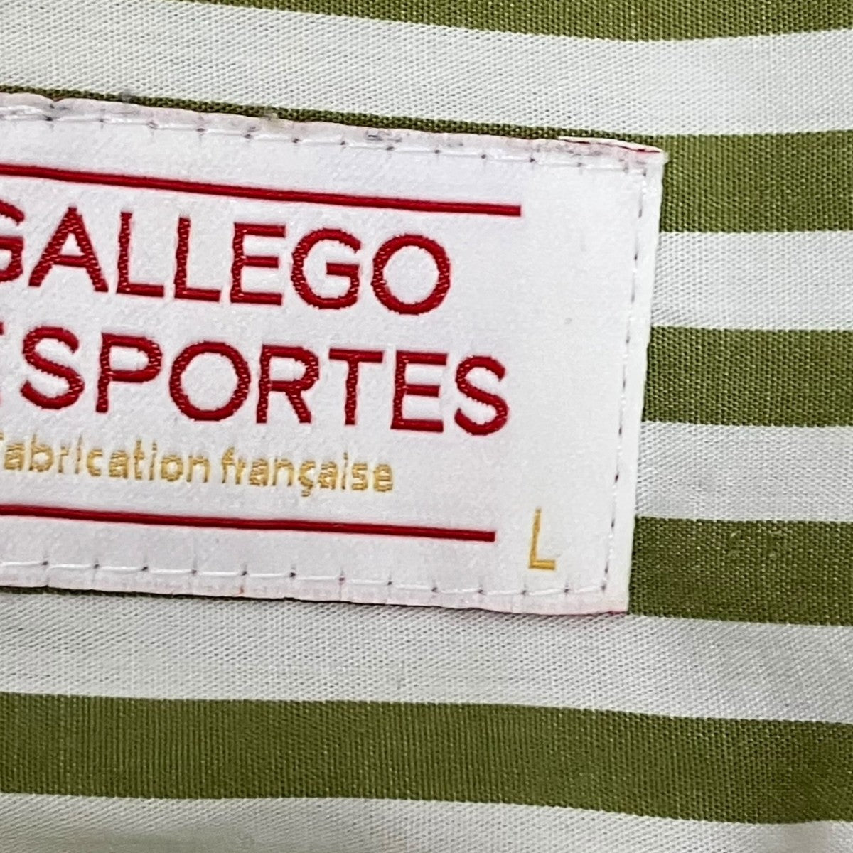 GALLEGO DESPORTES バンドカラーシャツ9712P 古着・中古-9枚目のアイテム画像