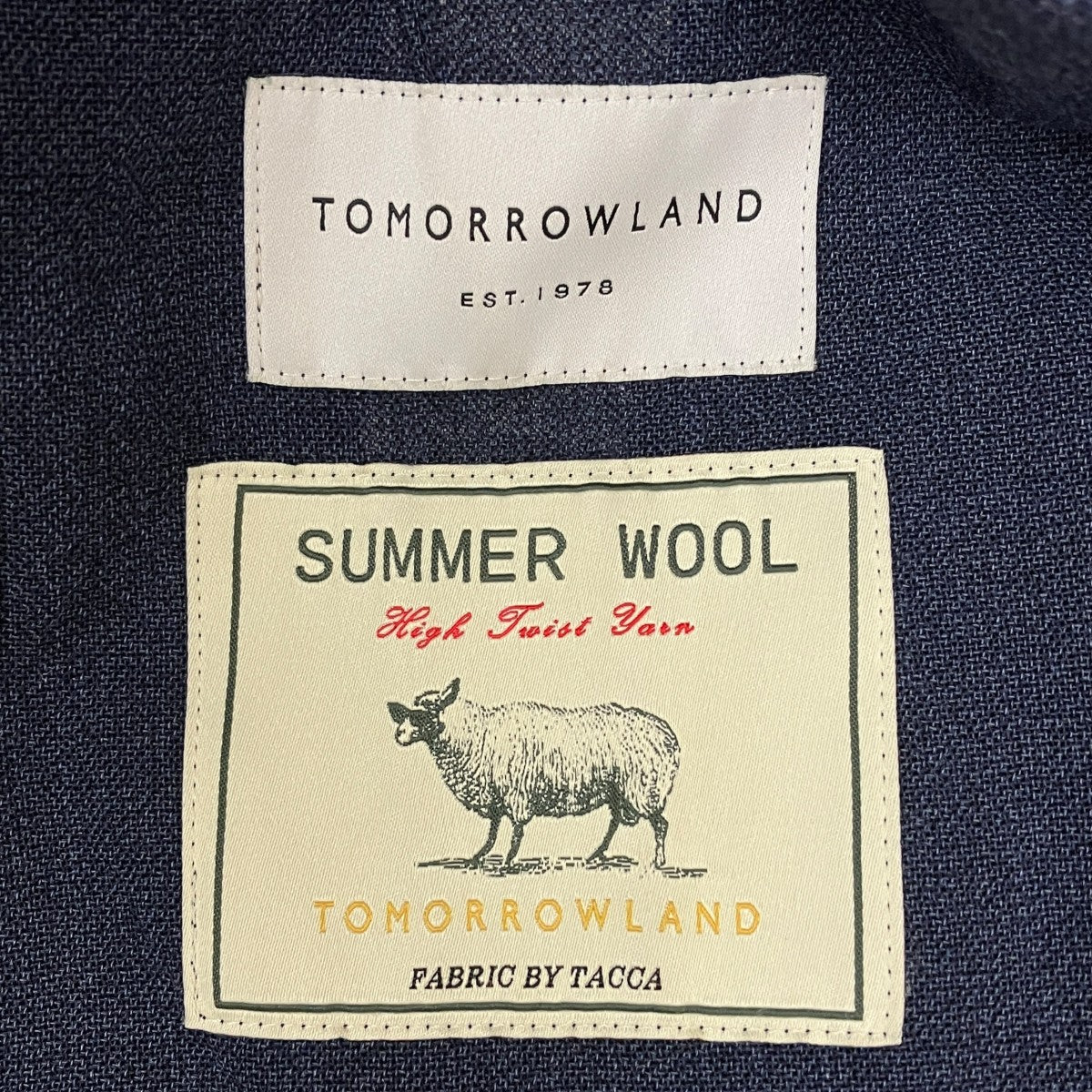 TOMORROW LAND 1 48ウール ダブルブレステッド4Bブレザー 63-07-41-07002 古着・中古-7枚目のアイテム画像