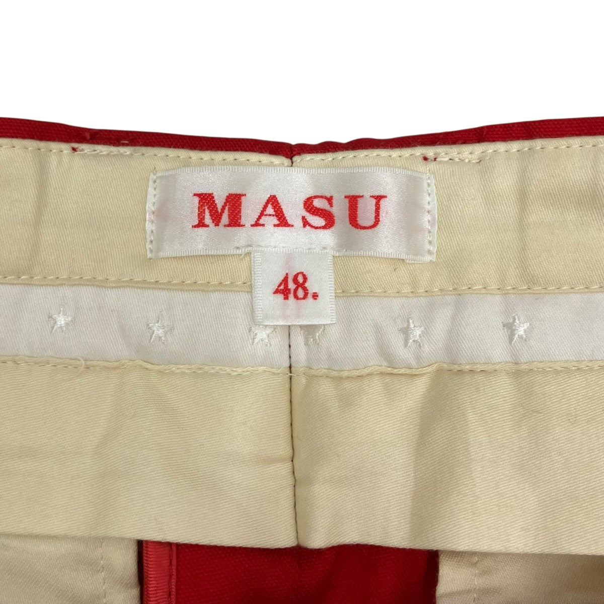 MASU 22SSCOTTON WIDE TROUSERSスラックスMSSS-PT1322 MSSS-PT1322