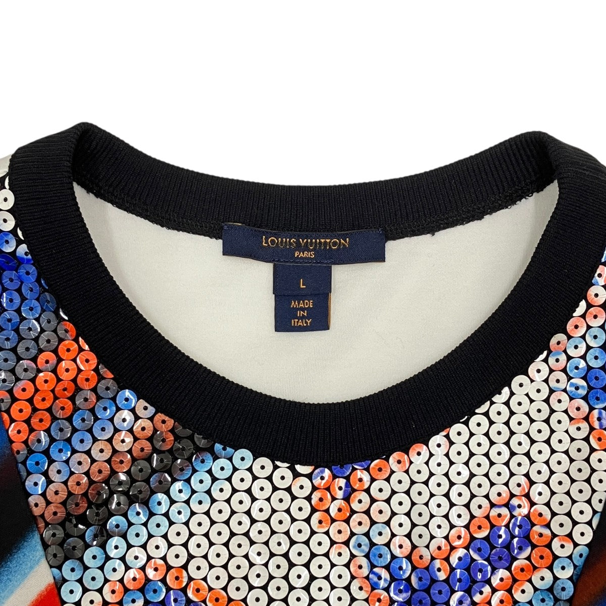 LOUIS VUITTON グラフィックプリント ステートメントTシャツ半袖カットソーRW211B EJ7 FKTB98 古着・中古-5枚目のアイテム画像