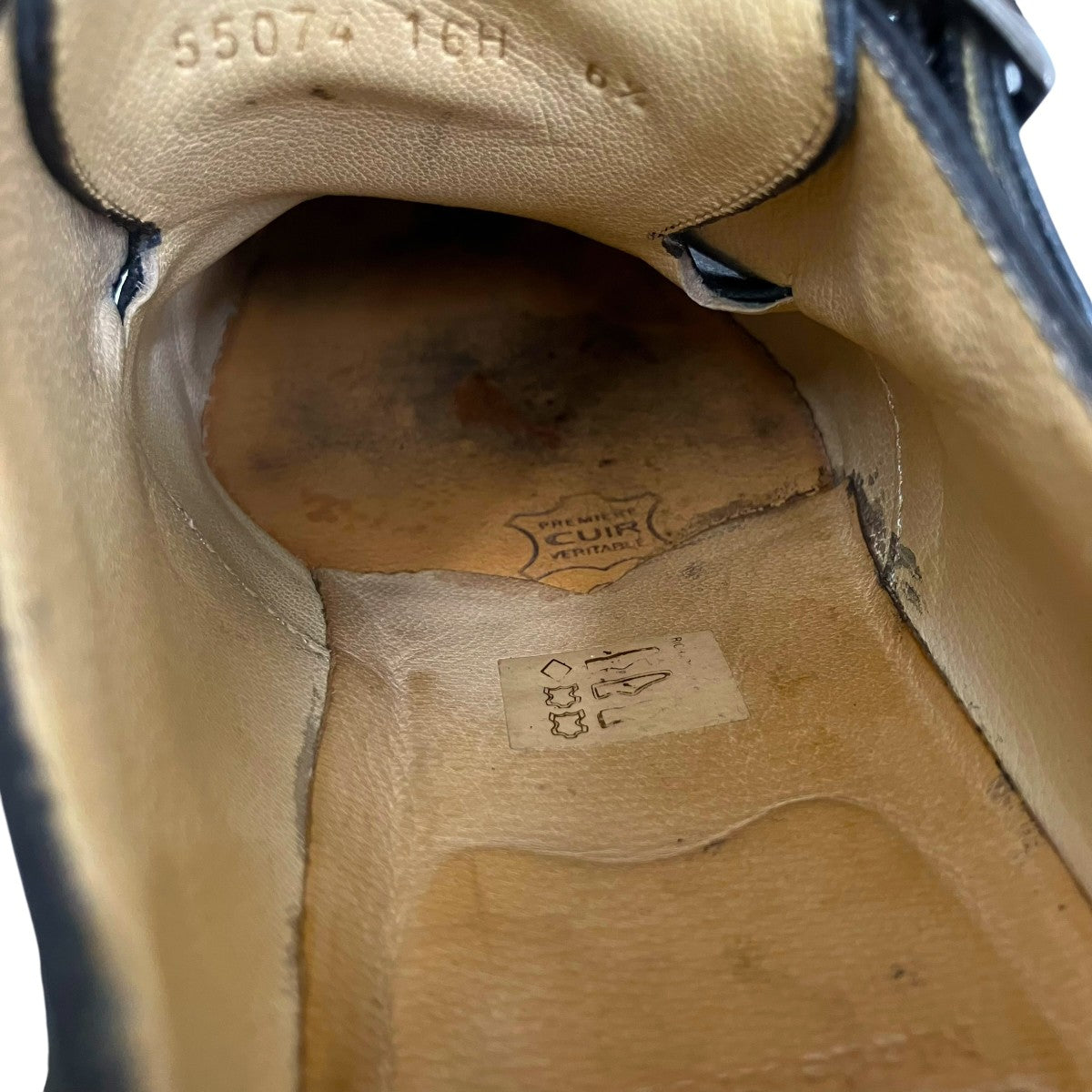 PARABOOT VIGNYモンクストラップシューズ55074 16H 古着・中古-8枚目のアイテム画像