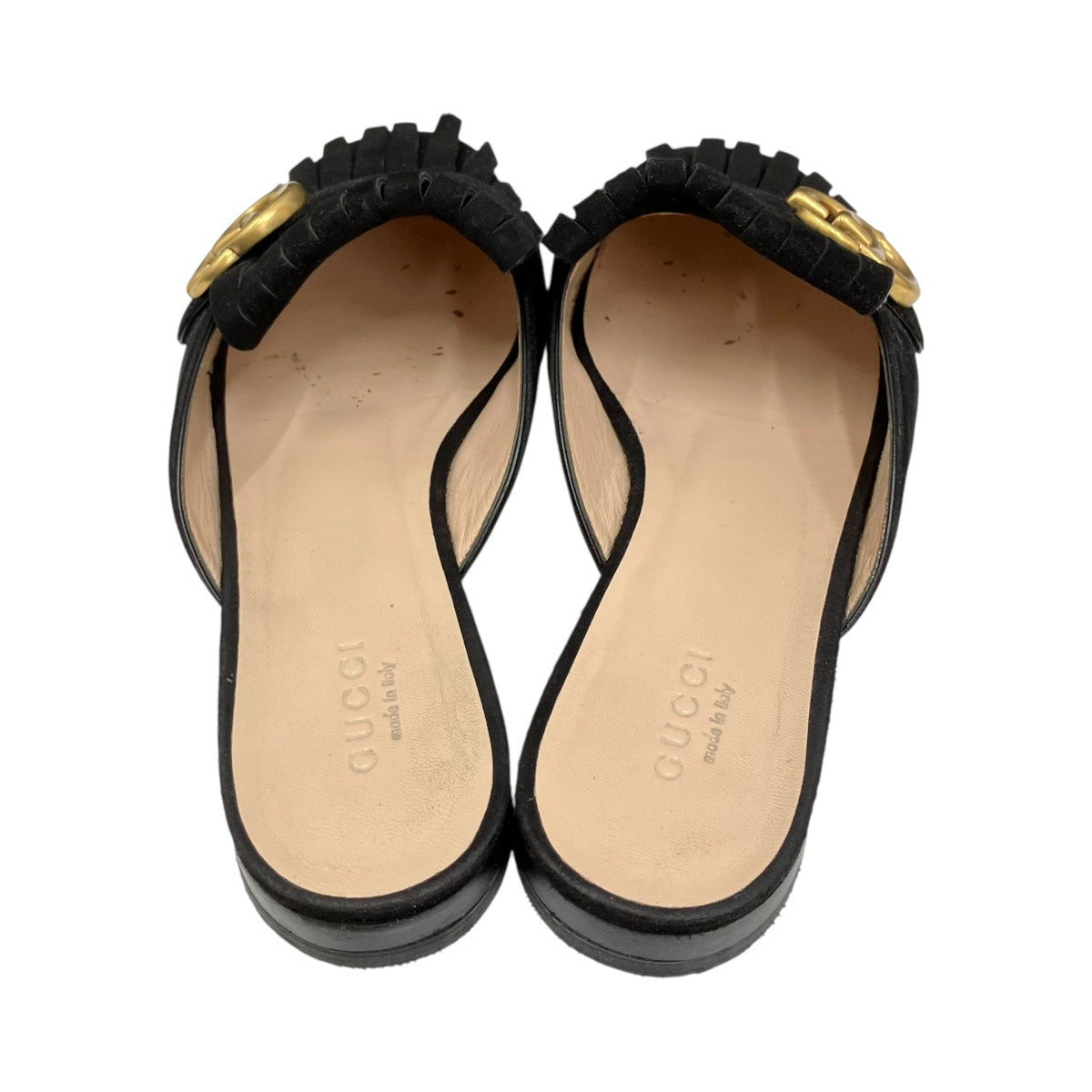 GUCCI GGマーモント スエードローファーミュール 古着・中古-4枚目のアイテム画像