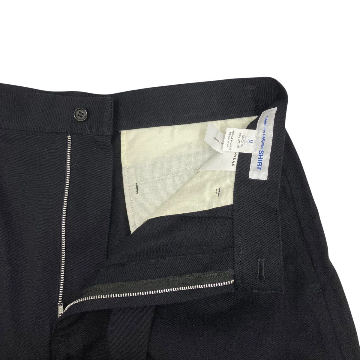 COMME des GARCONS SHIRT cotton twillgarment printedハーフパンツFQ-P504 古着・中古-5枚目のアイテム画像