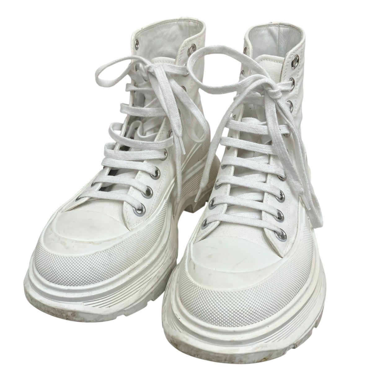 ALEXANDER McQUEEN トレッド スリックレースアップスニーカー 697080 古着・中古-1枚目のアイテム画像