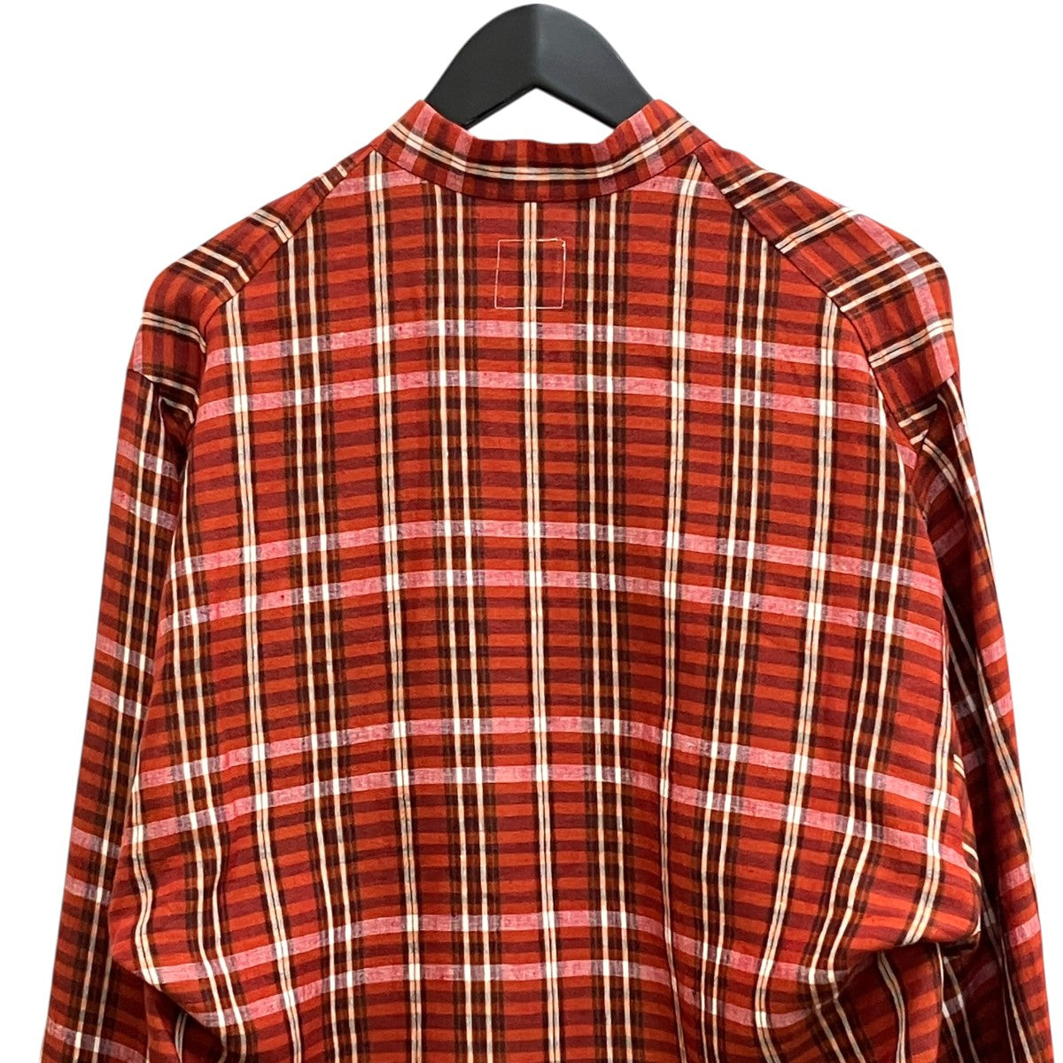 SUNSEA SAFILIN FRENCH LINEN BOMBER SHIRTチェックシャツSUNSEA3113 古着・中古-4枚目のアイテム画像