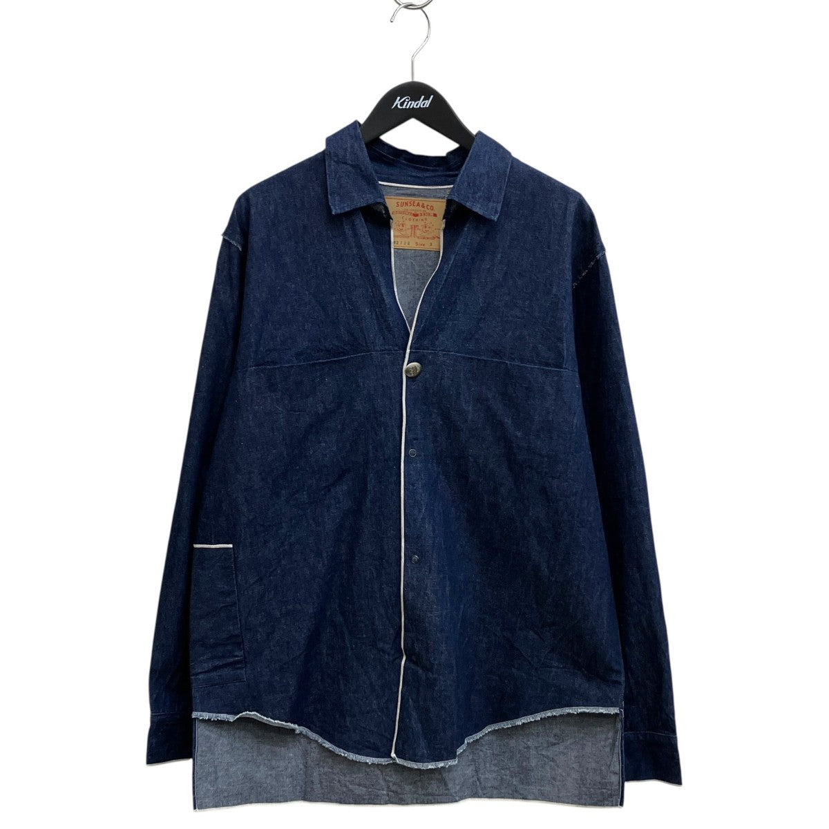 SUNSEA COLLECTION DENIM SHIRTデニムシャツ2722 古着・中古-1枚目のアイテム画像