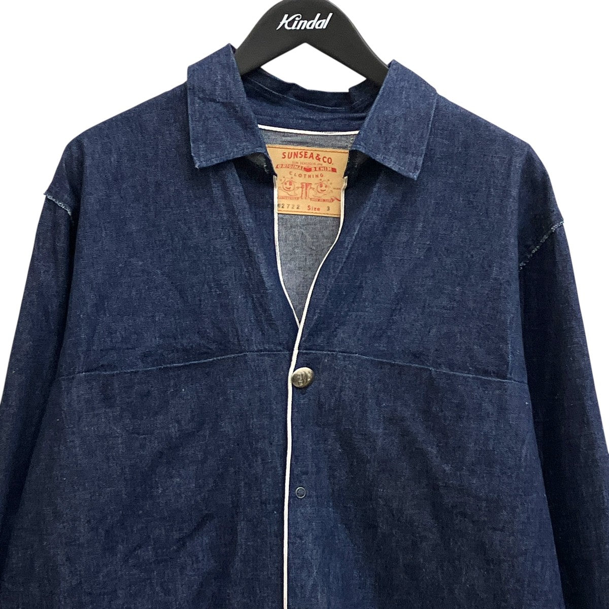 SUNSEA COLLECTION DENIM SHIRTデニムシャツ2722 古着・中古-3枚目のアイテム画像