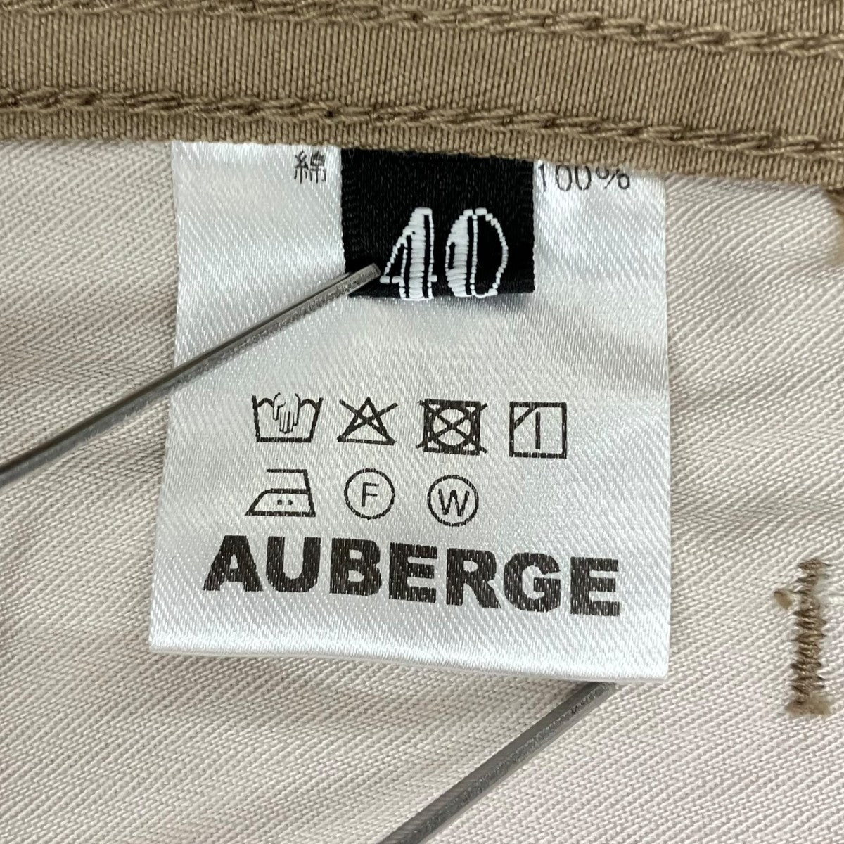 AUBERGE(オーベルジュ) DOUGLASパンツ ベージュ サイズ 40｜【公式