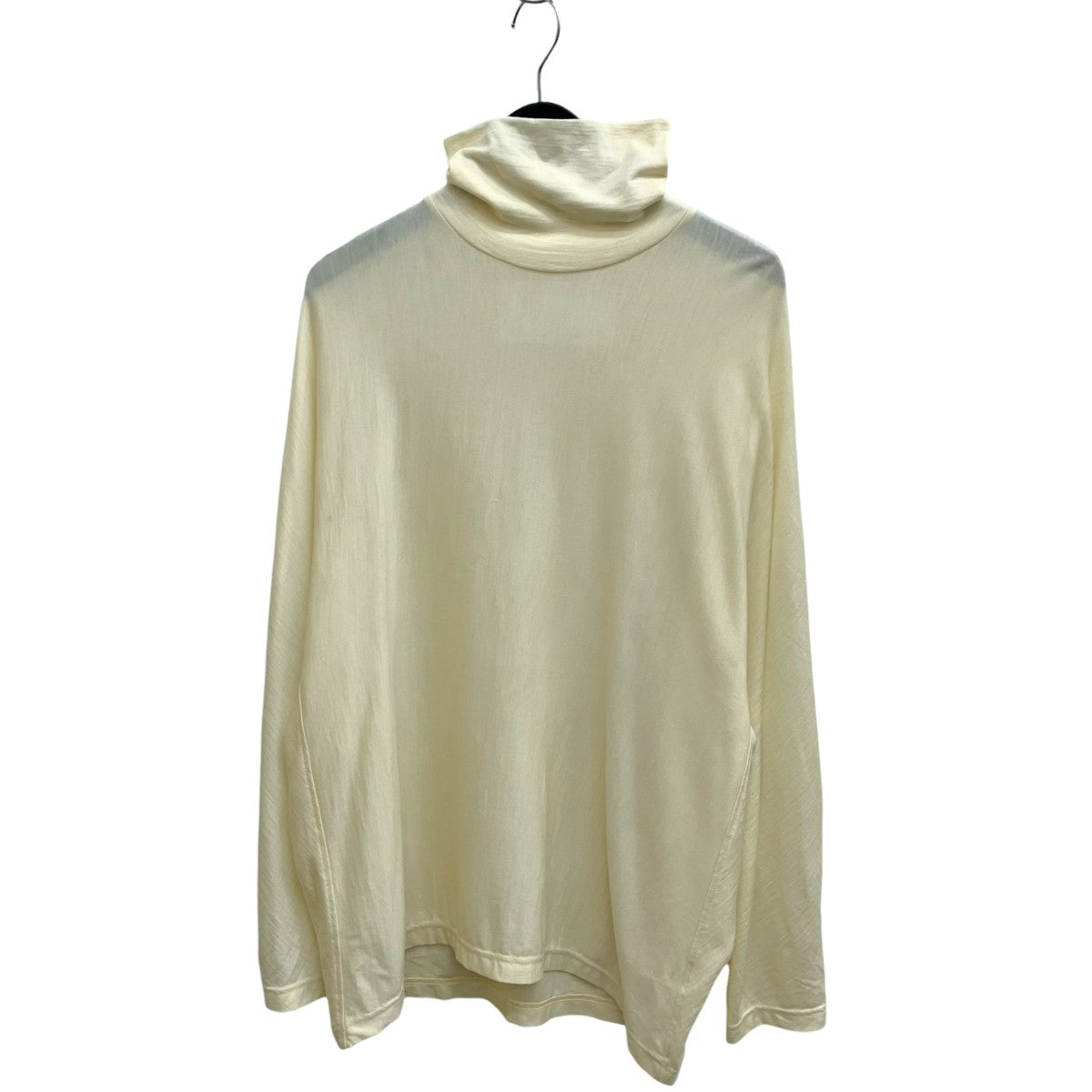 NONNOTTE Draping H N PulloverタートルネックカットソーN-25A-087 古着・中古-1枚目のアイテム画像