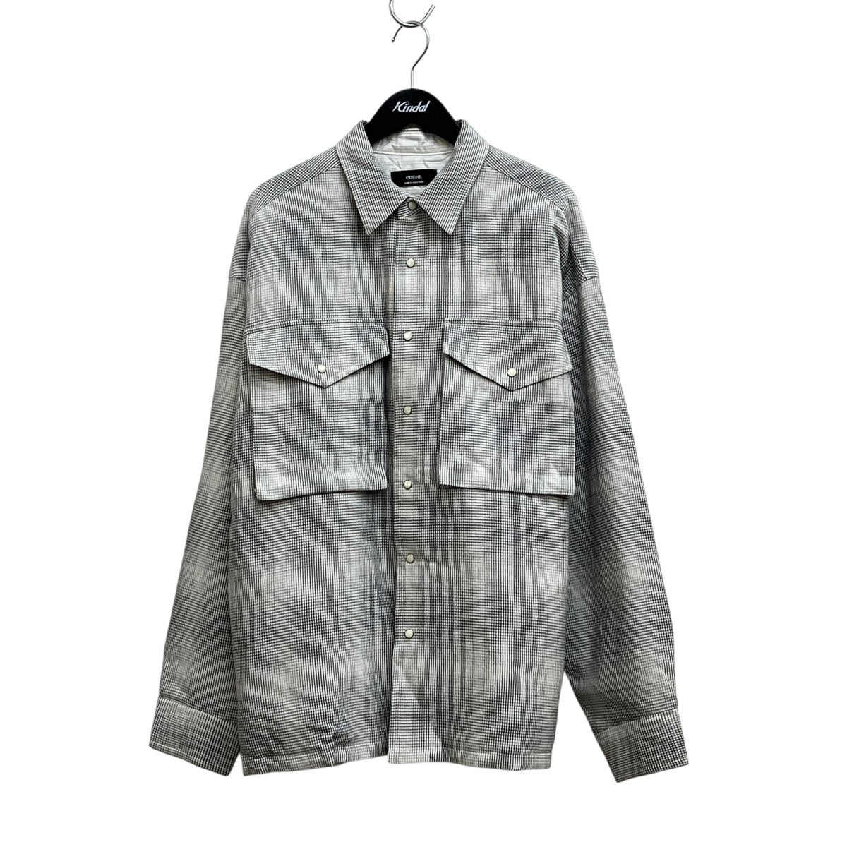 ensou Padded shirt SMOKE CHECK中綿ジャケット 古着・中古-1枚目のアイテム画像