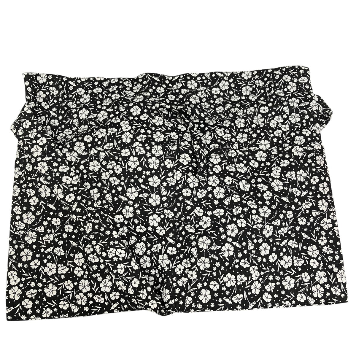 flower pattern エプロン巾着ショルダーバッグ01261-1152