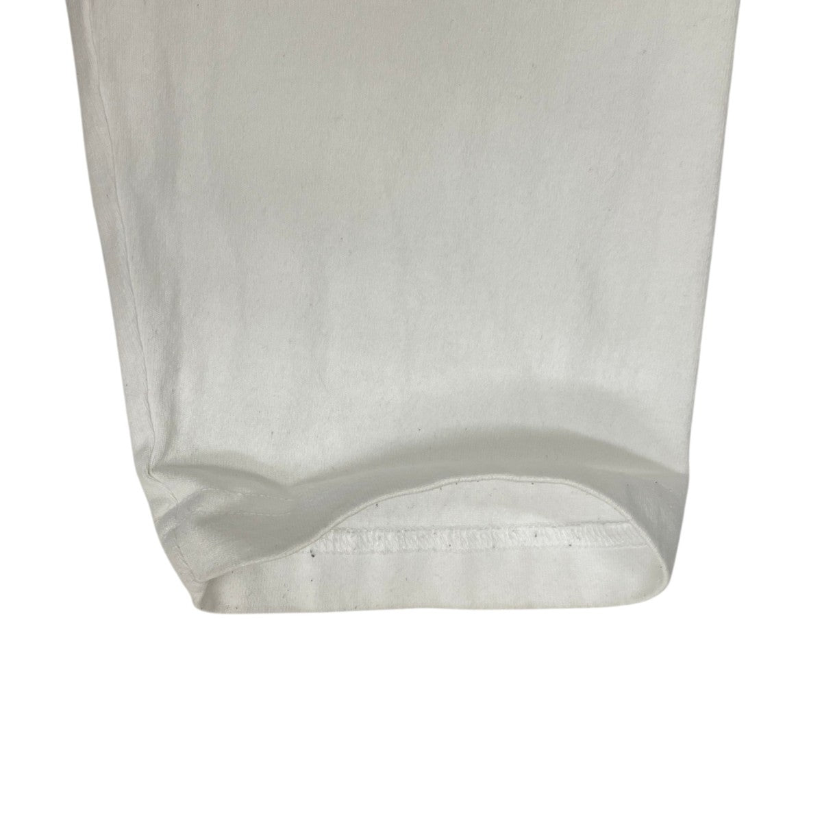 WHITE ORGANIC COTTON OVERSIZED T-SHIRT長袖カットソーHUMU0325X0